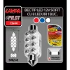 Bec tip LED 12V sofit cu 8 leduri 13x44mm SV8,5-8 1buc - Verde
