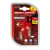 Bec tip LED 24V poz semn bord soclu metal T4W BA9s 2buc - Rosu