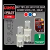Bec tip LED 24V poz semn bord soclu pl W5W W2,1x9,5d 2buc - Alb