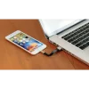 Breloc chei cu cablu 10cm - USB la Apple Lightning