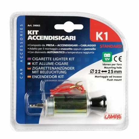 Bricheta auto completa K1 - O 21mm - 12V
