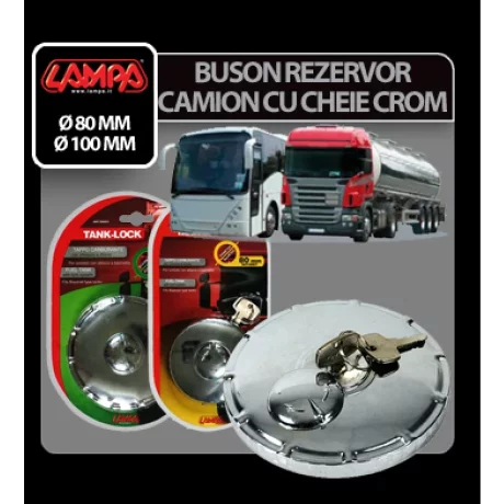 Buson rezervor camion cu cheie cromat - O60mm