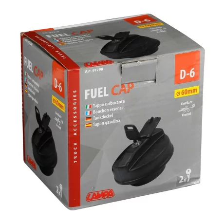 Buson rezervor camion prin insurubare ventilat Diesel D-6 Lampa - O 60mm