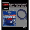Cablu tractare metalic O 6mm - 3,5m - 3000kg