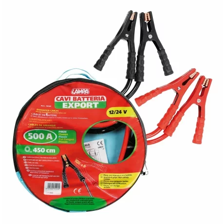 Cablu transfer curent 450cm 12/24V 500A - Lampa