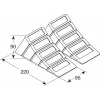 Cale blocare roti standard DIN, 2buc