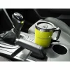 Cana termos cu incalzire Carmotion, 450ml, alimentare la bricheta auto 12V, Verde