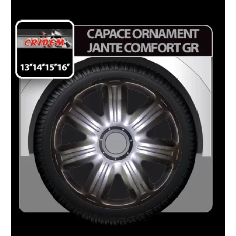 Capace roti auto Comfort GR 4buc - Grafit - 15&#039;&#039;
