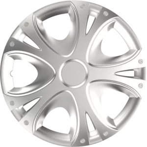 Capace roti auto Dynamic 4buc - Argintiu - 14&#039;&#039;
