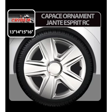 Capace roti auto Esprit RC 4buc - Argintiu - 16&#039;&#039;