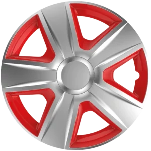 Capace roti auto Esprit SR 4buc - Argintiu/Rosu - 16&#039;&#039;