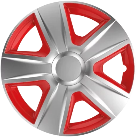 Capace roti auto Esprit SR 4buc - Argintiu/Rosu - 16&#039;&#039;