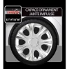 Capace roti auto Impulse 4buc - Argintiu - 15&#039;&#039;