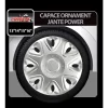 Capace roti auto Power 4buc - Argintiu - 14&#039;&#039;