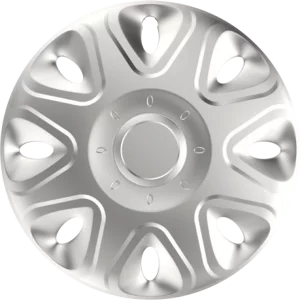 Capace roti auto Power 4buc - Argintiu - 14&#039;&#039;