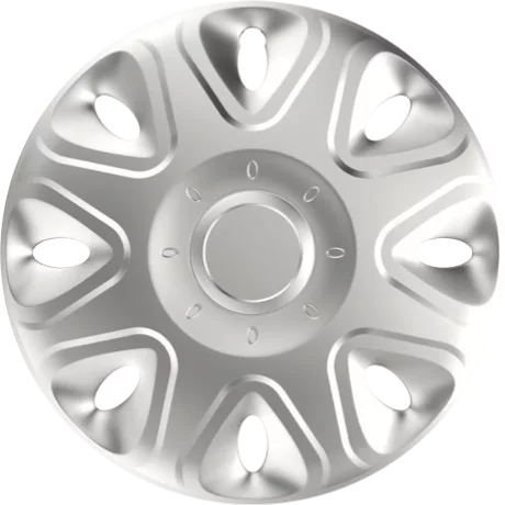 Capace roti auto Power 4buc - Argintiu - 14&#039;&#039;