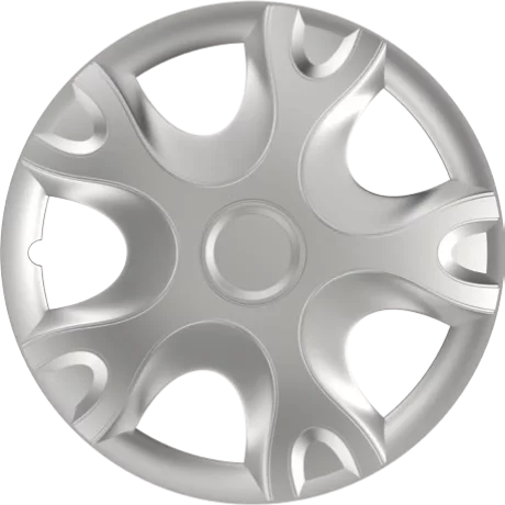 Capace roti auto Real 4buc - Argintiu - 14&#039;&#039;