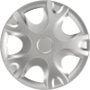 Capace roti auto Real 4buc - Argintiu - 15&#039;&#039;