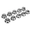Capacele ABS prezoane camion 10buc - O 32/33mm - Crom