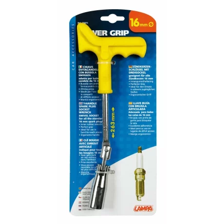 Cheie bujii Power Grip - 16mm
