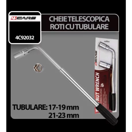 Cheie telescopica pentru roti cu tubulare 17-19 si 21-23mm 4Cars