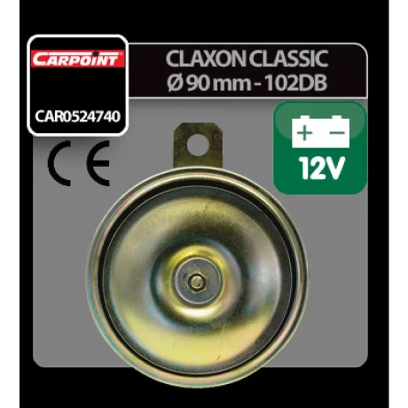 Claxon Classic 102 dB O 90mm, 12V - Carpoint
