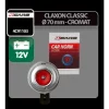 Claxon Classic cromat O 70mm, 12V - 4Cars