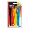 Coliere plastic color 100buc - 0,25x15cm