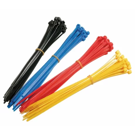 Coliere plastic color 100buc - 0,25x15cm