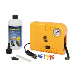 Compresor aer Pump&amp;Go 12V si kit etansare pneuri