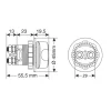 Contact general cu 3 functii 100A - 12/32V