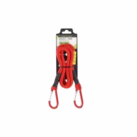 Cordon cauciucat cu carabiniere, O10mm - 120cm