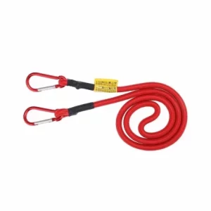 Cordon cauciucat cu carabiniere, O10mm - 120cm
