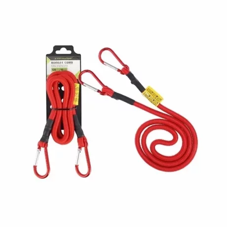 Cordon cauciucat cu carabiniere, O10mm - 120cm