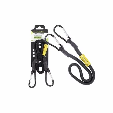 Cordon cauciucat cu carabiniere, O10mm - 60cm