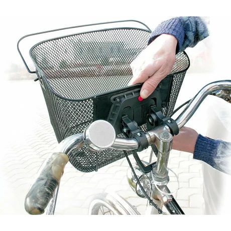 Cos cumparaturi cu fixare rapida pe ghidon bicicleta