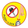 Dispozitiv blocare parcare pliabil cu cheie