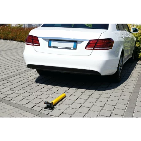 Dispozitiv blocare parcare pliabil cu cheie