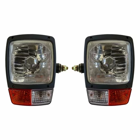 Far cu lumini semnalizare directie mers si pozitie, pentru utilaj agricol, 12V, 2buc, Stanga/Dreapta