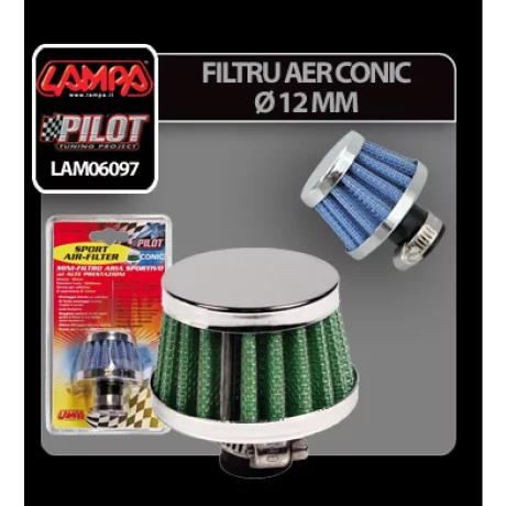Filtru aer conic O 12mm