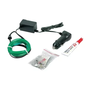 Fir luminos EL String-Light 12V - O 2,5mm - 200cm - Verde