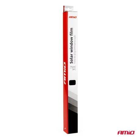 Folie solara pentru geam Amio, 75x300cm, transparenta 30% Black - Negru