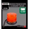 Girofar stroboscopic galben cu magnet, 100 Led 12/24V