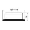 Girofar stroboscopic galben LED 12/24V RL-6