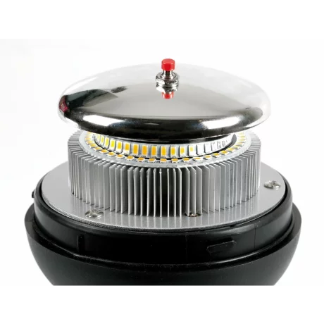 Girofar stroboscopic galben LED cu fixare DIN 12/24V RL-9