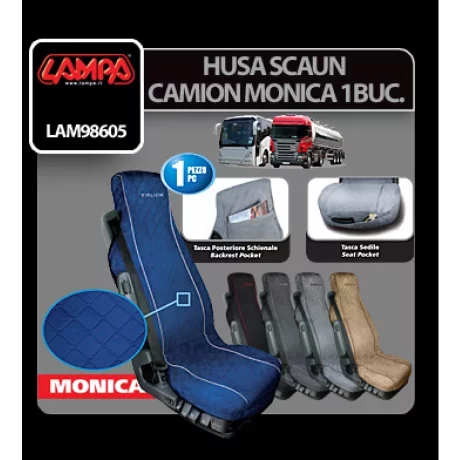 Husa scaun camion Monica microfibra 1buc - Bej