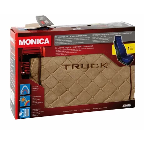 Husa scaun camion Monica microfibra 1buc - Bej