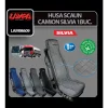 Husa scaun camion Silvia bumbac 1buc - Negru