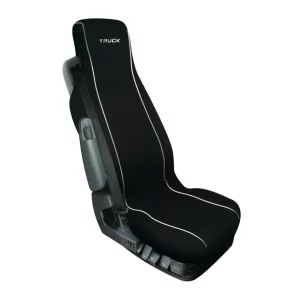 Husa scaun camion Silvia bumbac 1buc - Negru