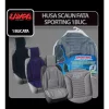 Husa scaun Sporting cu suport lombar 1buc - Negru